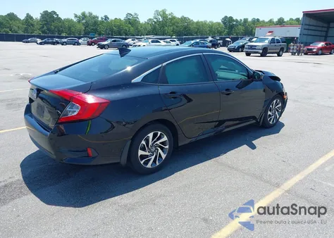 2018 Honda Civic Ex из США, поврежденный, VIN 2HGFC2F72JH551627